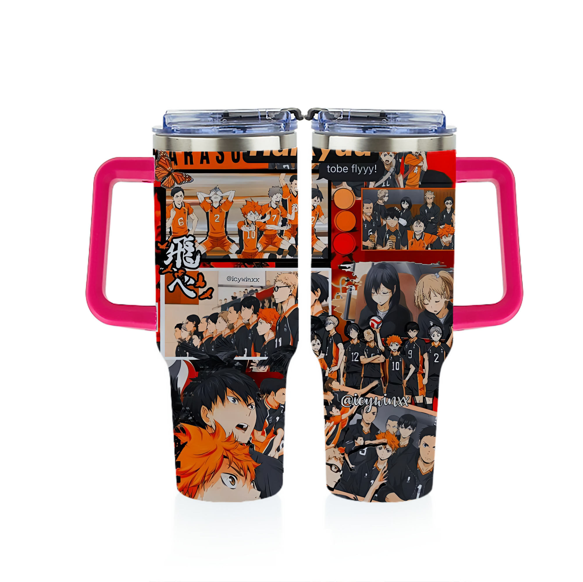 （画像用） ハイキュー!! Haikyu!! 1200ｍLフルプリント車用タンブラー